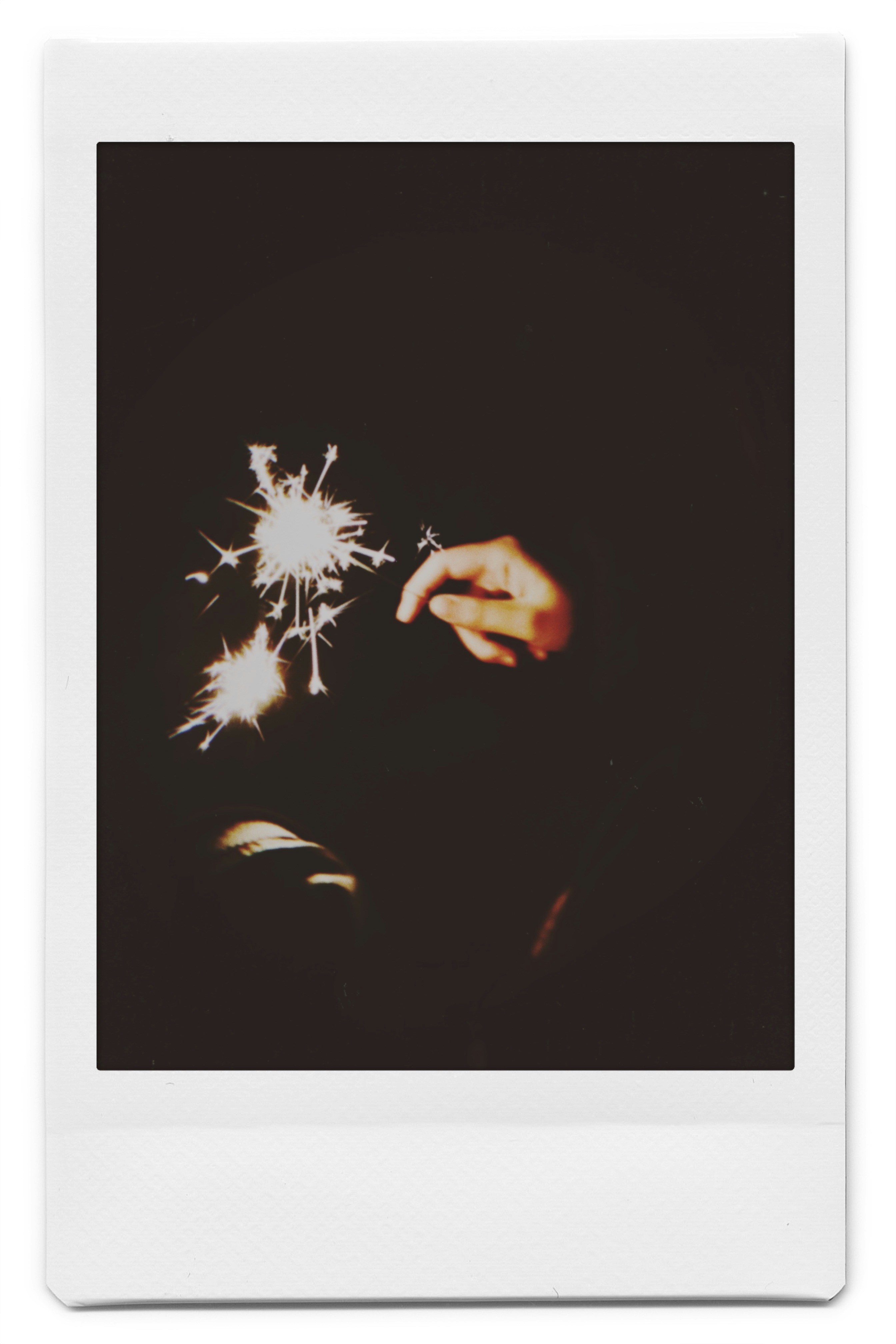 Polaroid of sparkles